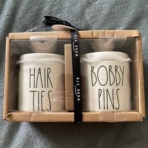 Rae Dunn hair ties and Bobby pins
